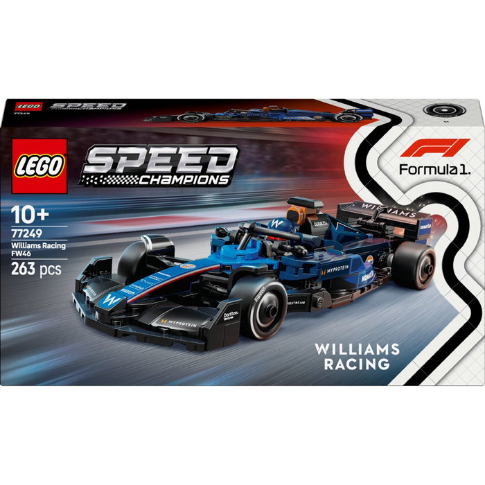LEGO Speed Champions Williams Racing FW46 F1 77249 Voiture de course F1 de compétition