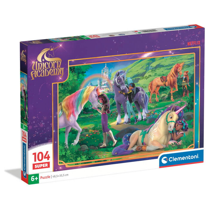 CLEMENTONI Puzzle Academia de Unicornios 104 pièces CLEMENTONI Puzzle Academia de Unicornios 104 pièces