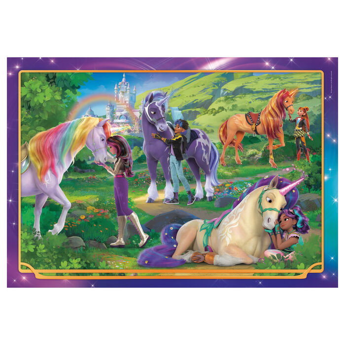 CLEMENTONI Puzzle Academia de Unicornios 104 pièces CLEMENTONI Puzzle Academia de Unicornios 104 pièces