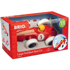 Brio World 7312350303087 - Grande voiture de course à rétrofriction, jouet d'éveil premier âge pour tout-petits