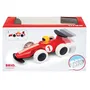 Brio World 7312350303087 - Grande voiture de course à rétrofriction, jouet d'éveil premier âge pour tout-petits