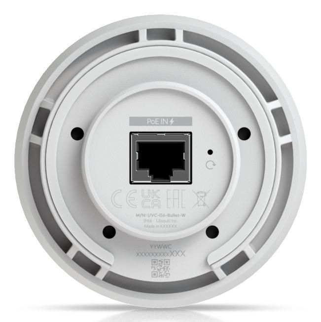 Ubiquiti Bullet - Caméra extérieure PoE 4K 8 MP IP66 avec RJ-45 et vision nocturne infrarouge longue portée Ubiquiti Bullet - Caméra extérieure PoE 4K 8 MP IP66 avec RJ-45 et vision nocturne infrarouge longue portée