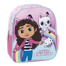 Cerdá Mochila Scolaire Gabby's Dollhouse pour Enfant - Rose - 25 x 20 x 30 cm - À partir de 3 ans