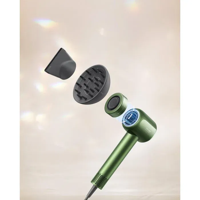 Dreame Coffret Sèche-cheveux Hair Glory Master 1600 W avec diffuseur, silencieux, 4 températures, ioniseur - Inclus brosses et accessoires