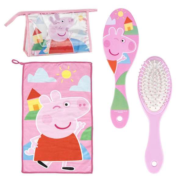 Cerdá Nécessaire de voyage Peppa Pig - Rose - Dimensions 23 x 15 x 8 cm