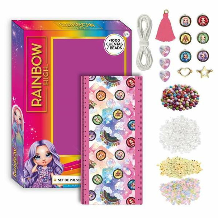 Kit de création de bracelets et colliers Rainbow High 13 x 28,5 x 4 cm