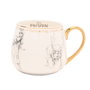 Widdop & Co Tasse à thé Frozen Disney en porcelaine avec détails dorés - La Reine des Neiges