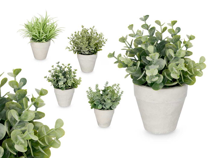 Ibergarden Pot Feuilles Vertes Assortis 15x19x15cm (Set de 24) Ibergarden Pot Feuilles Vertes Assortis 15x19x15cm (Set de 24)