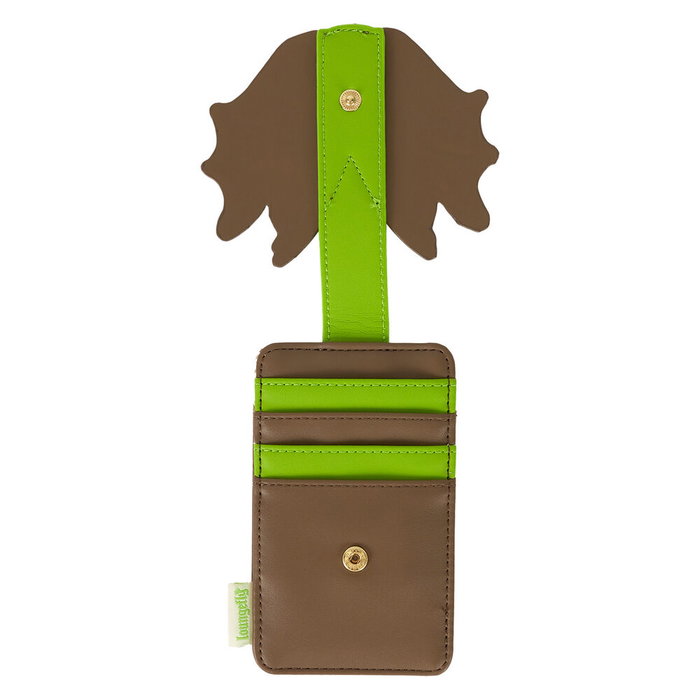 Loungefly Porte-cartes Avatar The Last Airbender en simili-cuir avec détails dorés et compartiment transparent pour carte d'identité - 7,5x12,5 cm