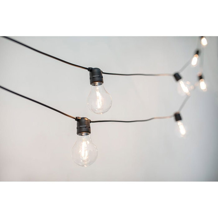 Guirlande lumineuse LED New Garden Allegra 8 m 10 Blanc/Noir Solaire Guirlande lumineuse LED New Garden Allegra 8 m 10 Blanc/Noir Solaire