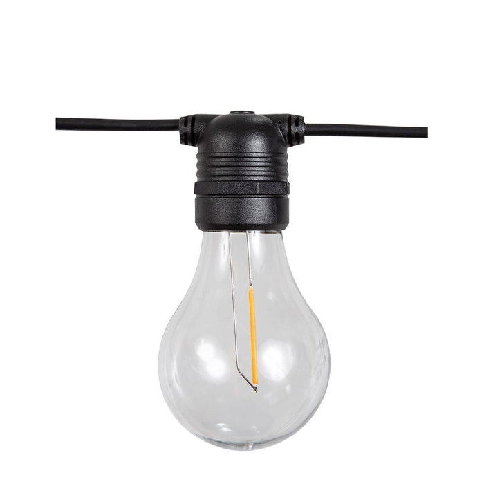 Guirlande lumineuse LED New Garden Allegra 8 m 10 Blanc/Noir Solaire Guirlande lumineuse LED New Garden Allegra 8 m 10 Blanc/Noir Solaire