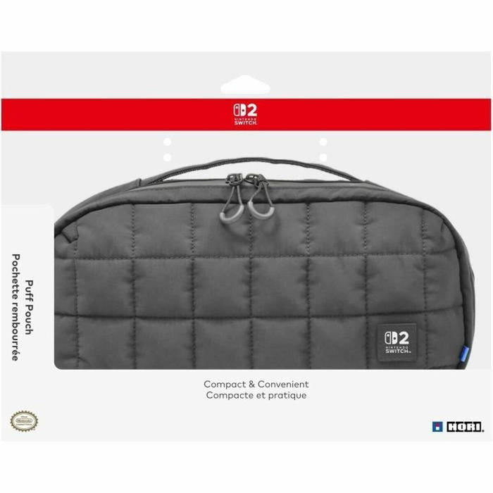 HORI Pochette de transport et protection rembourrée pour Nintendo Switch 2, Switch et OLED - Rangement accessoires et jeux - Noir HORI Pochette de transport et protection rembourrée pour Nintendo Switch 2, Switch et OLED - Rangement accessoires et jeux - Noir