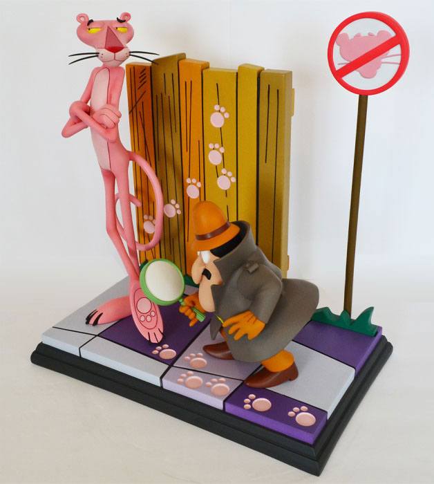La Panthère rose (film, 1963) statuette Pink Panther & The Inspector 41 cm La Panthère rose (film, 1963) statuette Pink Panther & The Inspector 41 cm