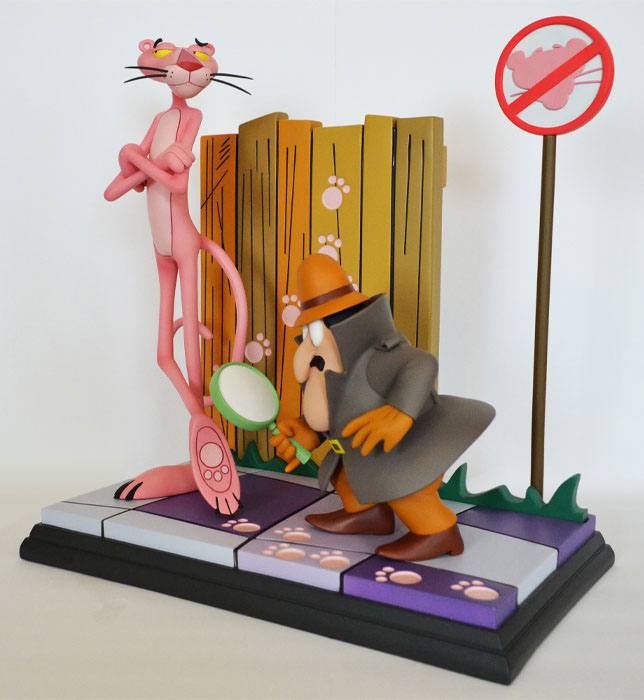 La Panthère rose (film, 1963) statuette Pink Panther & The Inspector 41 cm La Panthère rose (film, 1963) statuette Pink Panther & The Inspector 41 cm