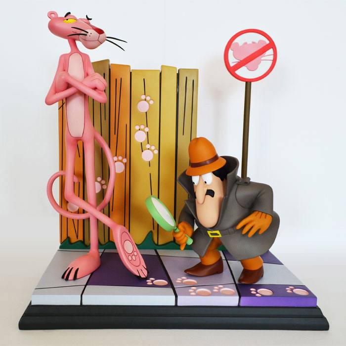 La Panthère rose (film, 1963) statuette Pink Panther & The Inspector 41 cm La Panthère rose (film, 1963) statuette Pink Panther & The Inspector 41 cm