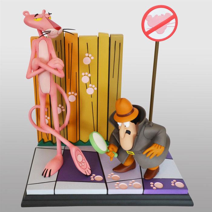 La Panthère rose (film, 1963) statuette Pink Panther & The Inspector 41 cm La Panthère rose (film, 1963) statuette Pink Panther & The Inspector 41 cm