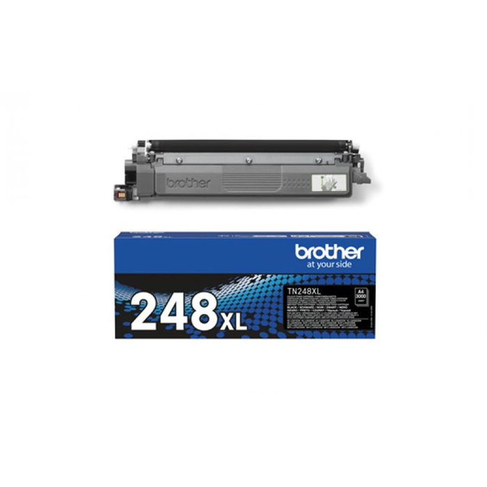 Brother Tn248Bkxl Toner Noir 3000 Pages - Cartouche d'encre pour imprimante Brother Tn248Bkxl Toner Noir 3000 Pages - Cartouche d'encre pour imprimante
