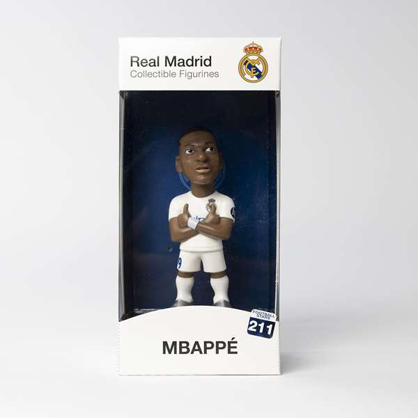 Bandai Figure Minix Mbappé Real Madrid 12 cm en PVC - Figurine de Football