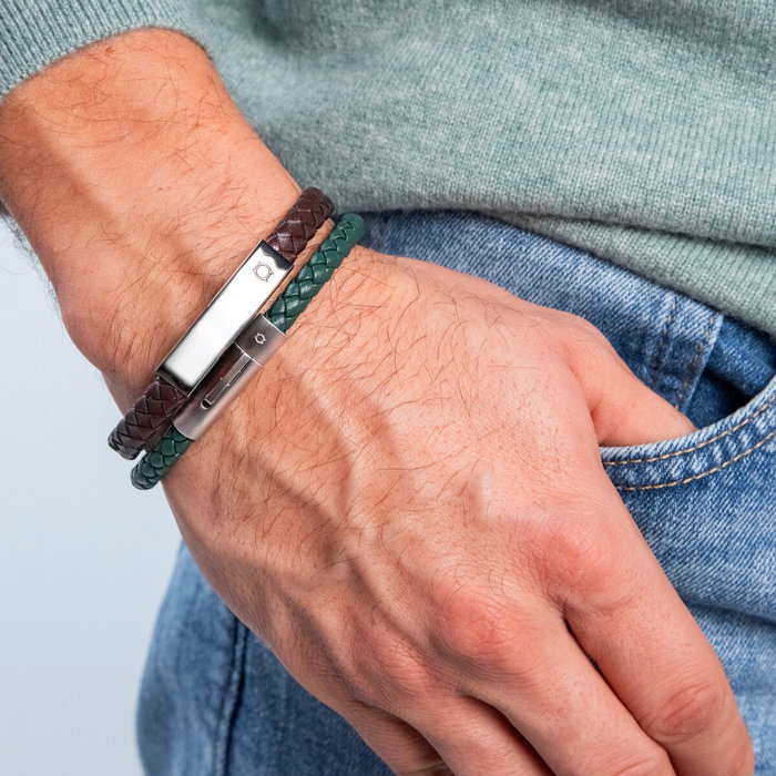 Bracelet Homme One Jewels OAMB4101LC Marron