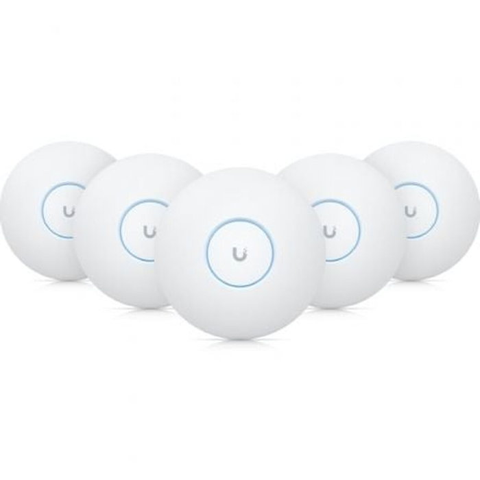 Ubiquiti Point d'accès WiFi 7 plafonnier 6 GHz 6 flux spatiaux, couverture 140 m², port 2.5 GbE RJ45 PoE+, jusqu'à 300+ clients