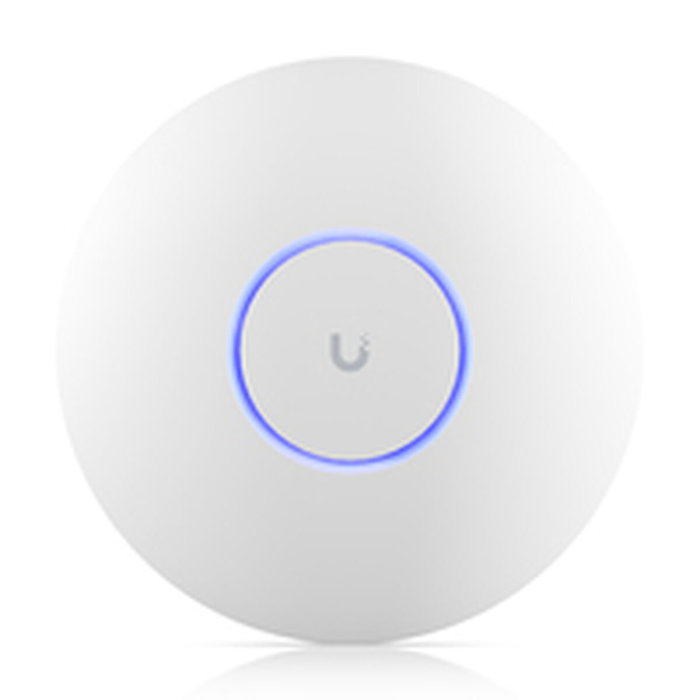 Ubiquiti Point d'accès WiFi 7 plafonnier 6 GHz 6 flux spatiaux, couverture 140 m², port 2.5 GbE RJ45 PoE+, jusqu'à 300+ clients