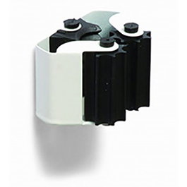 BRINOX Lot de 2 Porte-balais avec rouleaux adhésifs Blanc