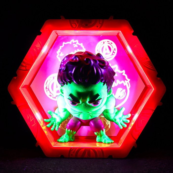 Wow stuff Figurine Wow! Pod Marvel Hulk avec capteur de mouvement lumineux