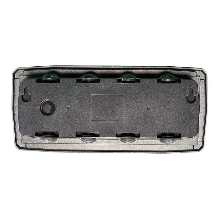 Edm Aplique solaire LED 8W 400lm 3000K lumière chaude avec détecteur crépusculaire et mouvement IP65