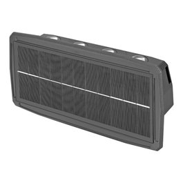 Edm Aplique solaire LED 8W 400lm 3000K lumière chaude avec détecteur crépusculaire et mouvement IP65