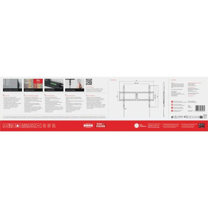 One For All Support mural TV SOLID WM4615 Fixe