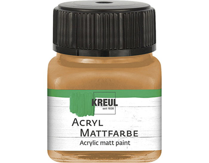 Kreul Peinture acrylique mate ocre 20ml Kreul Peinture acrylique mate ocre 20ml