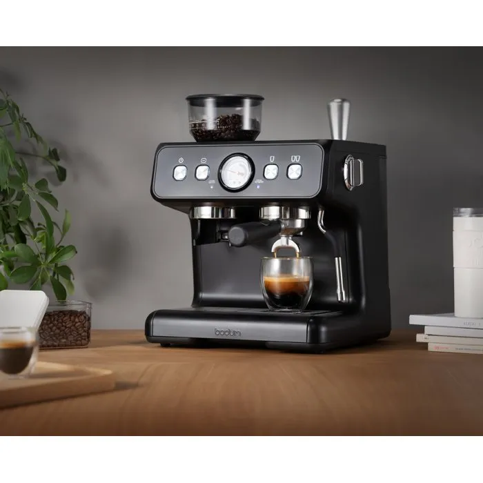 Bodum Bistro - Machine à expresso automatique compacte et moderne en noir