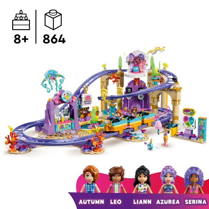 Lego 42703 Friends Les Montagnes Russes des Sirènes - Jouet Interactif dès 8 ans - Cadeau Lego 42703 Friends Les Montagnes Russes des Sirènes - Jouet Interactif dès 8 ans - Cadeau