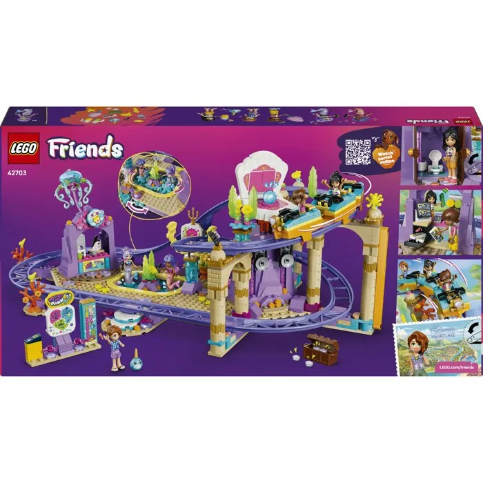 Lego 42703 Friends Les Montagnes Russes des Sirènes - Jouet Interactif dès 8 ans - Cadeau Lego 42703 Friends Les Montagnes Russes des Sirènes - Jouet Interactif dès 8 ans - Cadeau