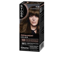 Syoss Couleur Permanente N°4.8 Castaño Chocolate à base de Kératine - Brillance Professionnelle 100 Jours 1 u