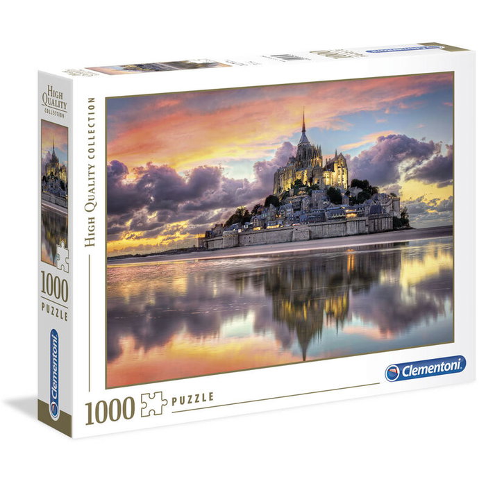 CLEMENTONI Puzzle Le Magnifique Mont Saint-Michel 1000 Pièces - Dimensions Assemblé : 69 x 50 cm CLEMENTONI Puzzle Le Magnifique Mont Saint-Michel 1000 Pièces - Dimensions Assemblé : 69 x 50 cm