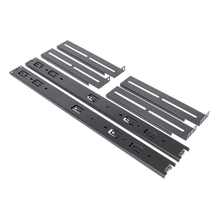 Unykach Railes Rack 1U/2U/3U/4U Kit de carrils de rack Noir Acier Capacité 35 kg Profondeur 550 mm 19 pouces Unykach Railes Rack 1U/2U/3U/4U Kit de carrils de rack Noir Acier Capacité 35 kg Profondeur 550 mm 19 pouces