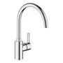 GROHE Mitigeur de Cuisine Monocommande Evier Feel Chromé 32670002 - Bec Haut, Cartouche Céramique