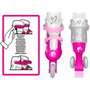 STAMP Patins en ligne deux en un 3 Roues Barbie