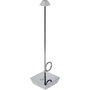 Broggi Lampada Bugia Lampe de table rechargeable Chrome