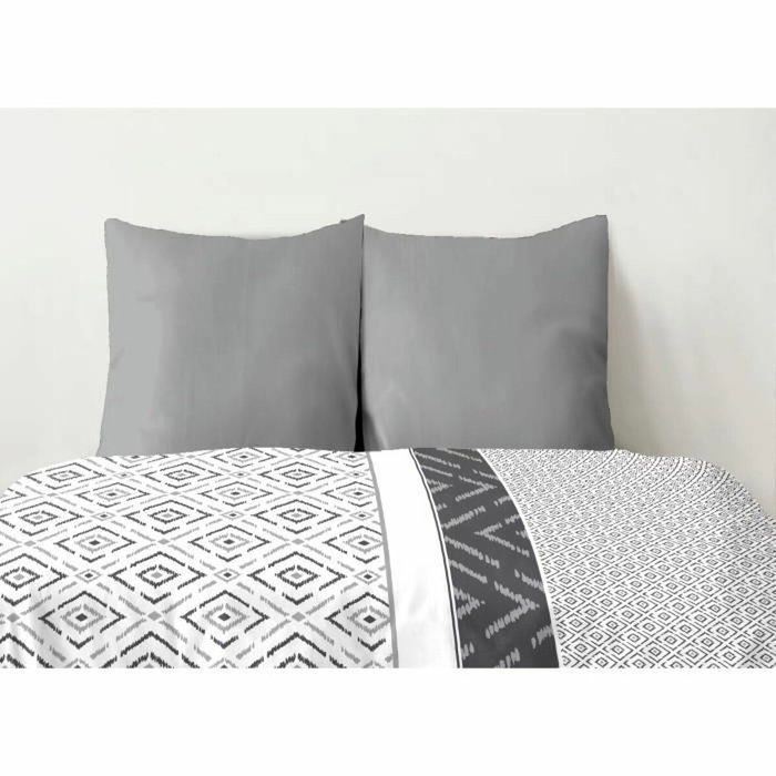 Home Linge Passion Lot de 2 taies d'oreiller en microfibre, Gris clair, 50 x 70 cm Home Linge Passion Lot de 2 taies d'oreiller en microfibre, Gris clair, 50 x 70 cm