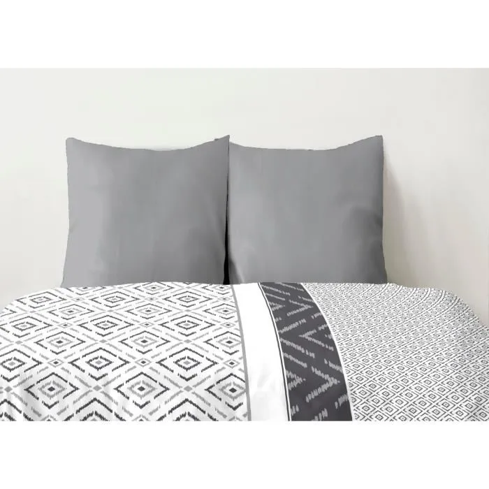 Home Linge Passion Lot de 2 housses de coussin 50 x 70 cm Gris clair HOM3701393718639 Home Linge Passion Lot de 2 housses de coussin 50 x 70 cm Gris clair HOM3701393718639