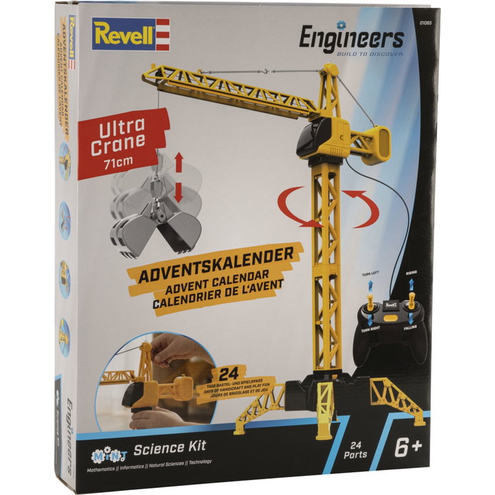 Revell Advent Calendar Revell Engineers Mega Crane EVP Revell Advent Calendar Revell Engineers Mega Crane EVP