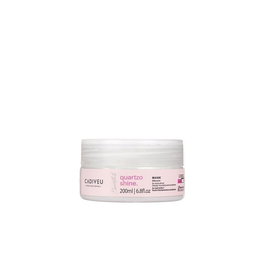 Cadiveu Essentials - Masque capillaire Quartzo Shine 200 ml - Avec beurre de karité et quartz rose - Brillance intense et nutrition profonde