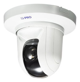 i-PRO Caméra PTZ intérieure 2MP avec zoom optique 21x, Blanc