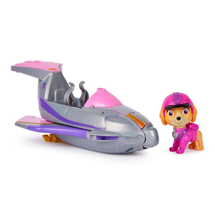 Spin Master Paw Patrol Jungle - Véhicule Skye 6067760, Avion-Jet avec Ailes Déployables et Figurine de 5 cm, pour Enfants de 3 Ans et Plus Spin Master Paw Patrol Jungle - Véhicule Skye 6067760, Avion-Jet avec Ailes Déployables et Figurine de 5 cm, pour Enfants de 3 Ans et Plus