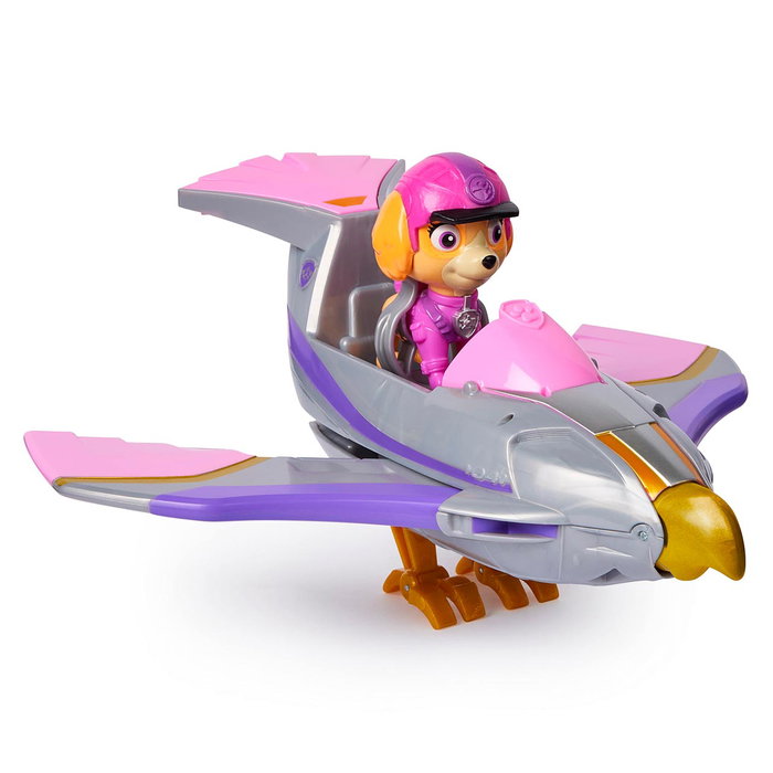 Spin Master Paw Patrol Jungle - Véhicule Skye 6067760, Avion-Jet avec Ailes Déployables et Figurine de 5 cm, pour Enfants de 3 Ans et Plus Spin Master Paw Patrol Jungle - Véhicule Skye 6067760, Avion-Jet avec Ailes Déployables et Figurine de 5 cm, pour Enfants de 3 Ans et Plus