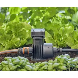 GARDENA Centrale d'irrigation 2000, Module de démarrage système micro-Drip avec connexion Quick & Easy, réduction de pression à 1.5 bar, débit 2000L/h, Garantie 2 ans