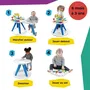 Baby Einstein Table d'activités 4 en 1 évolutive pour bébé - Centre d'activités trotteur pivotant 360° avec piano, musique et art