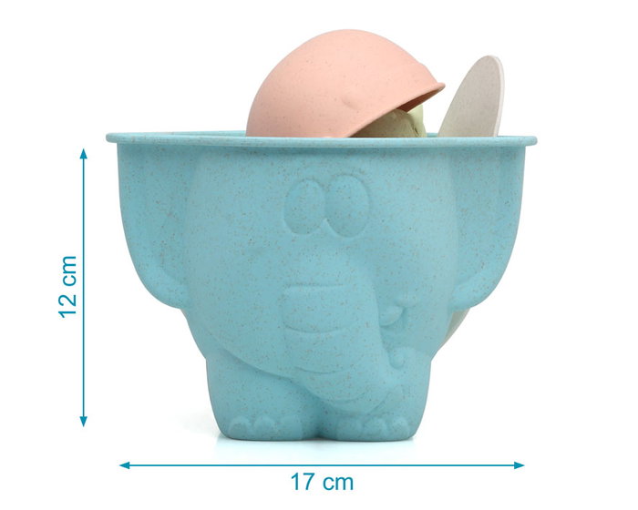 KioKids - Set de Seau de Plage Éléphant - 6 Pièces avec Seau, Râteau, Pelle, Arrosoir et 3 Moules Animaux - Jouet de Sable Multicolore pour Enfant +18 Mois KioKids - Set de Seau de Plage Éléphant - 6 Pièces avec Seau, Râteau, Pelle, Arrosoir et 3 Moules Animaux - Jouet de Sable Multicolore pour Enfant +18 Mois